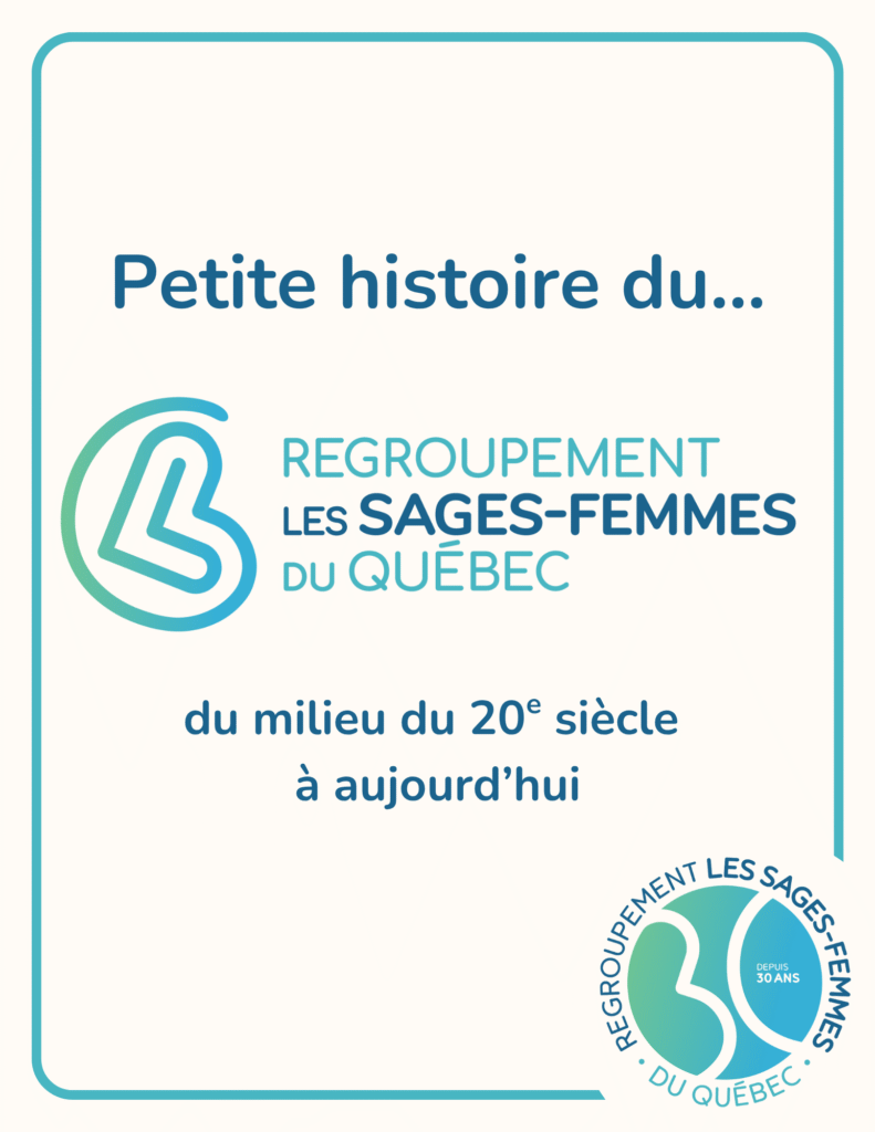 30e anniversaire du Regroupement Les sages-femmes du Québec